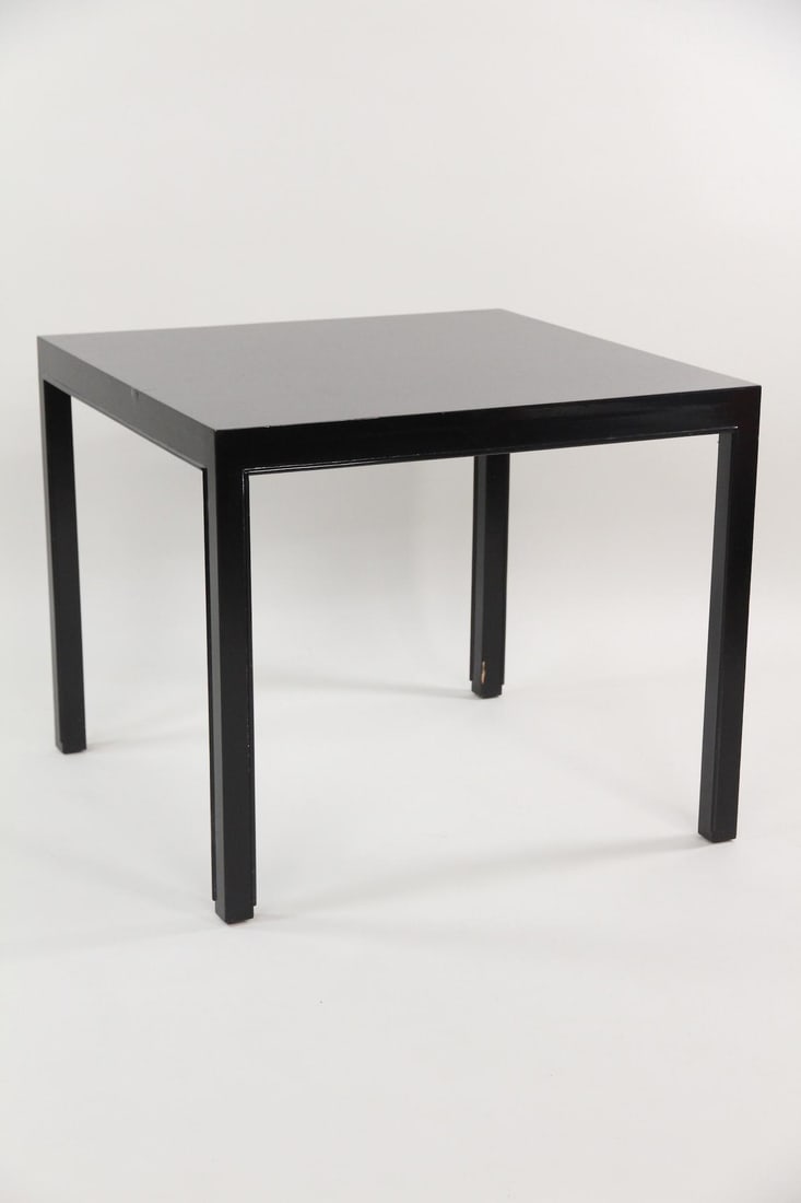 Dunbar Ebony Black Lacquered Side Table (1 of 13)