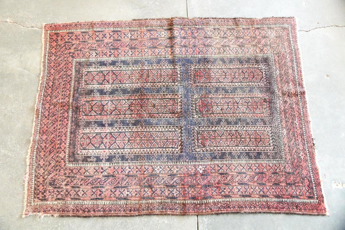 Tribal Turkoman Ensi Wool Rug (1 of 10)