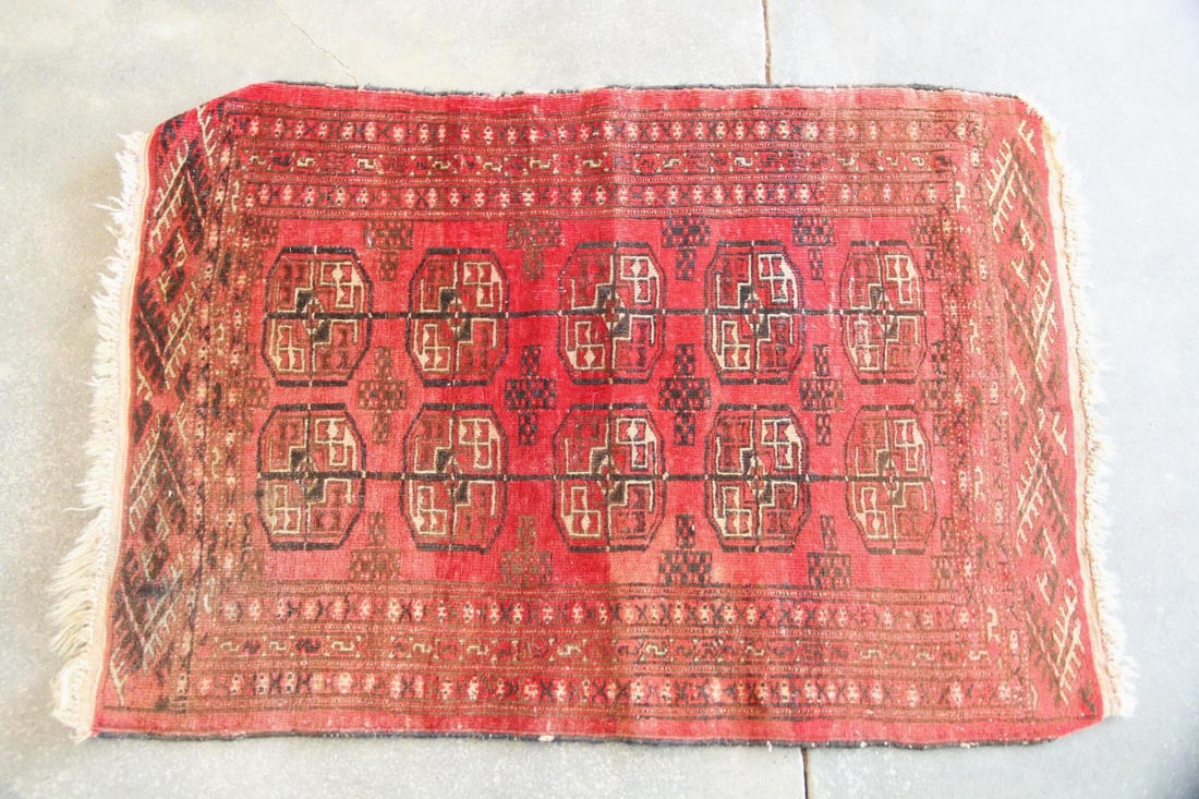 Tribal Turkoman Tekke Wool Rug (1 of 9)
