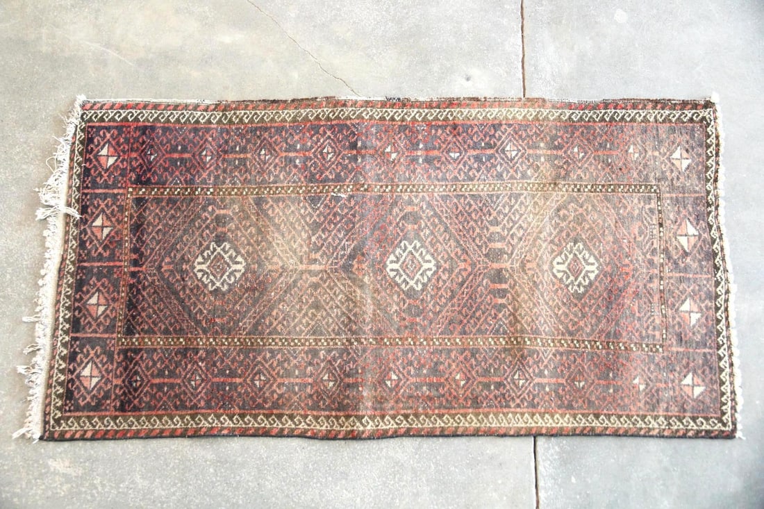 Tribal Persian Baluch Wool Rug (1 of 10)