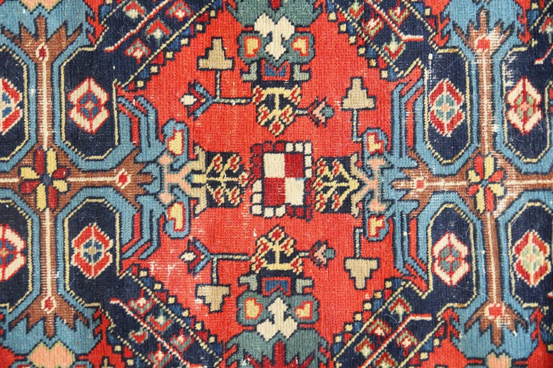 Persian Tribal Scatter Rug, Wool & Cotton (1 of 11)