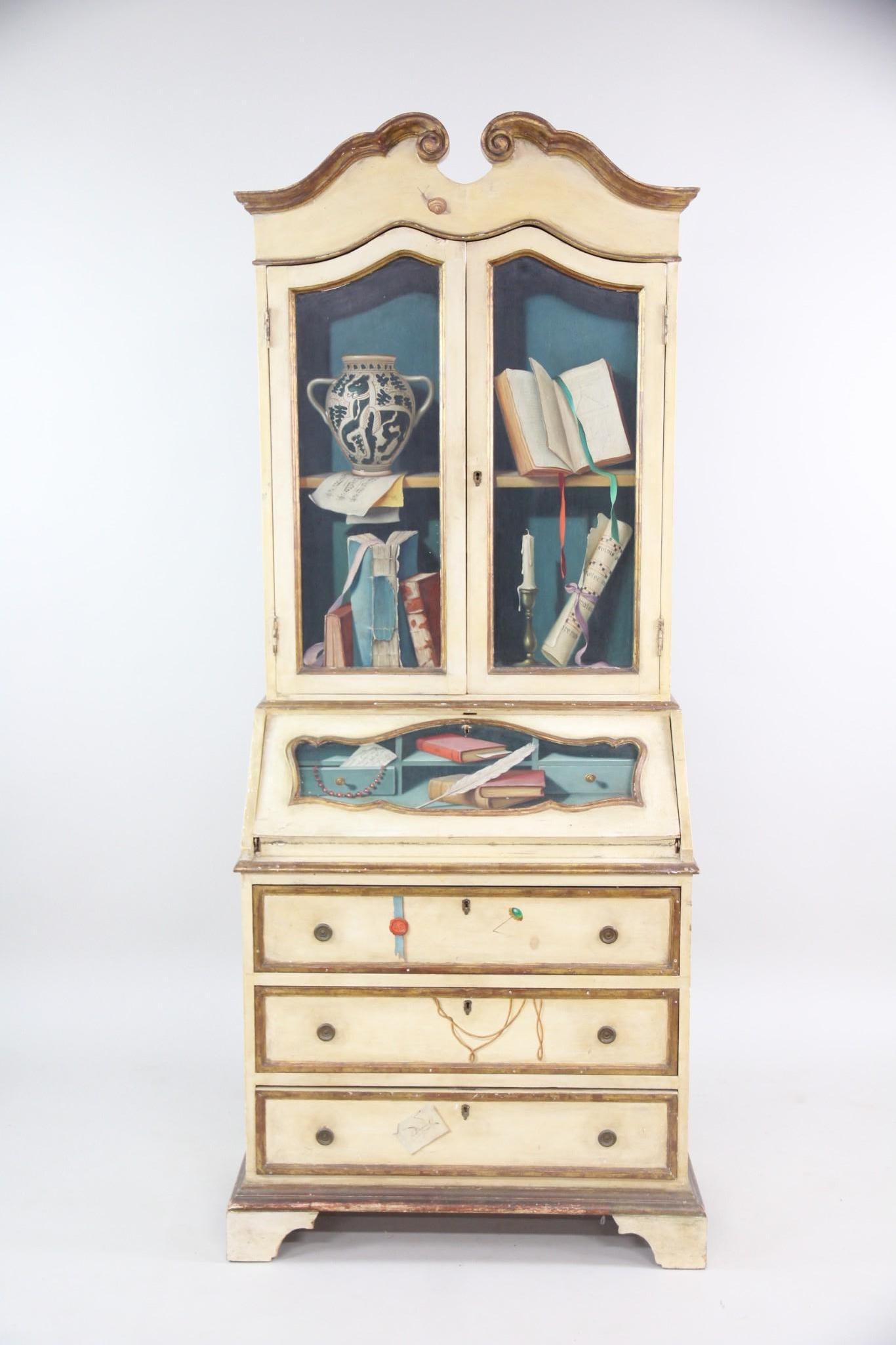 Italian Trompe L'Oeil Secretary Desk (1 of 20)
