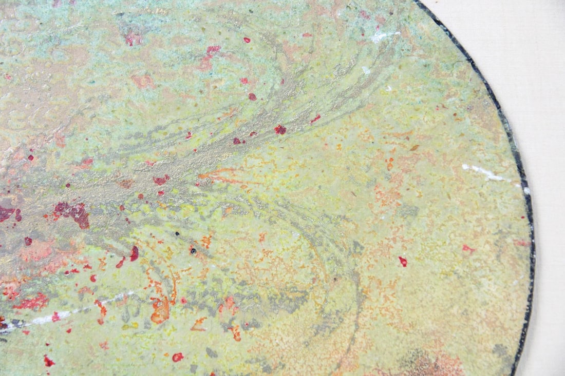 Vu Van Abstract Lacquer Painting - 5
