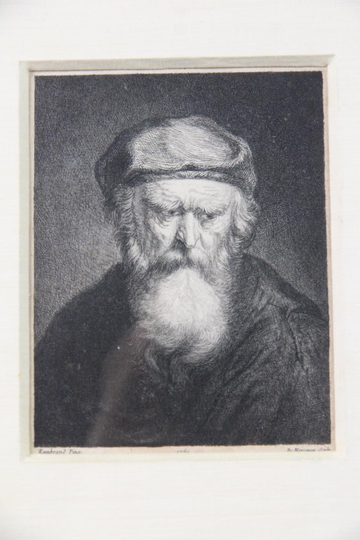 Antoine de Marcenay de Ghuy 1763 Etching after Rembrandt (1 of 8)