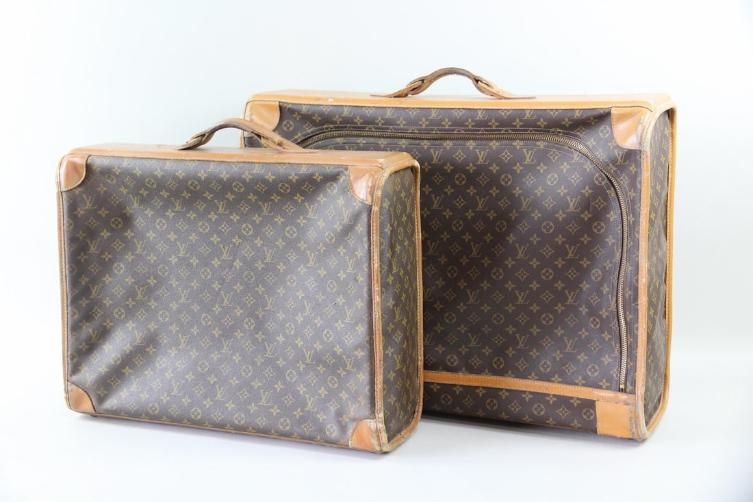 Pair of Louis Vuitton The French Company Soft Suitcases, 2 of 2 (1 of 16)