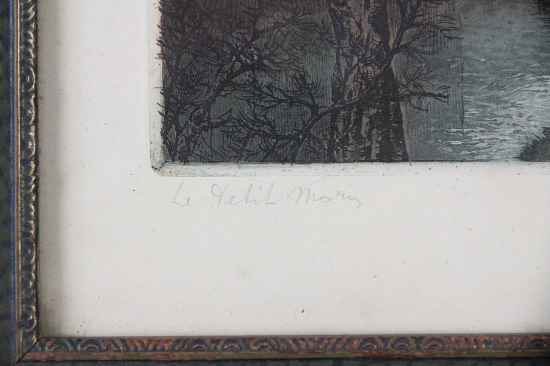 Marcel Augis Etching "Le Petit Marin" - 5