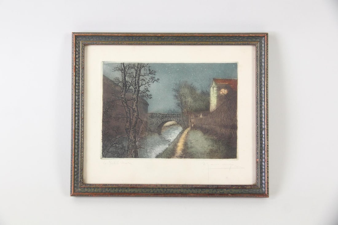 Marcel Augis Etching "Le Petit Marin" - 9