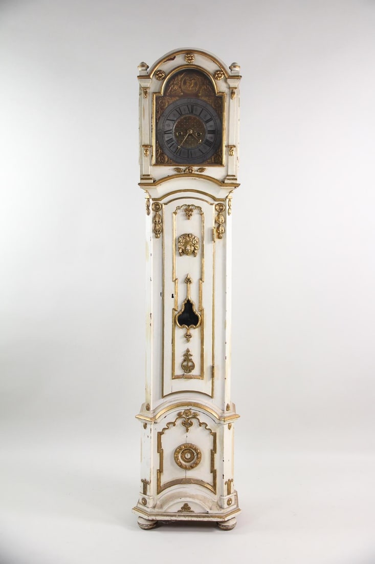 Swedish Rococo Longcase Grandfather Clock (1 of 14)