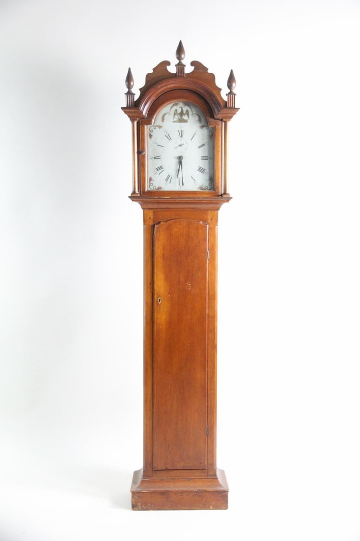 American Federal Longcase Grandfather Clock (1 of 12)