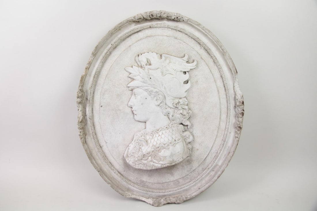 Cast Concrete Relief Plaque, Perseus (1 of 10)