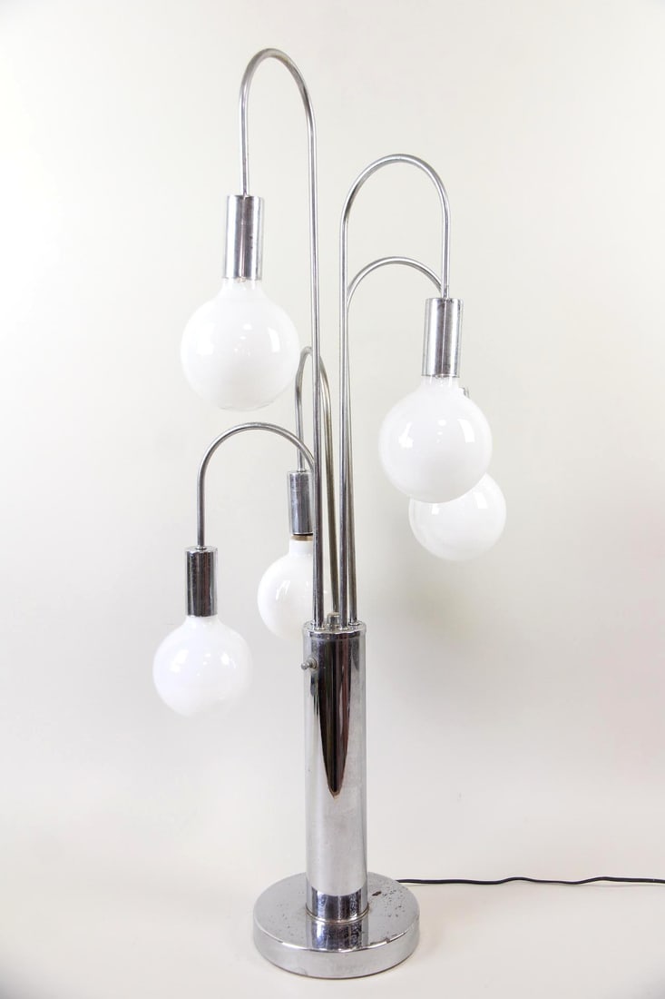 Space Age Chrome Cascading Waterfall Table Lamp (1 of 11)