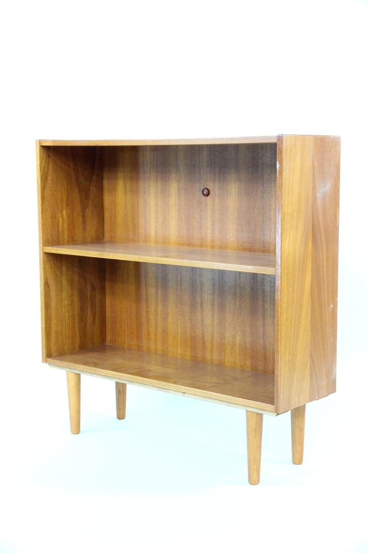 Danish Modern Minimalist Teak Bookcase (1 of 10)