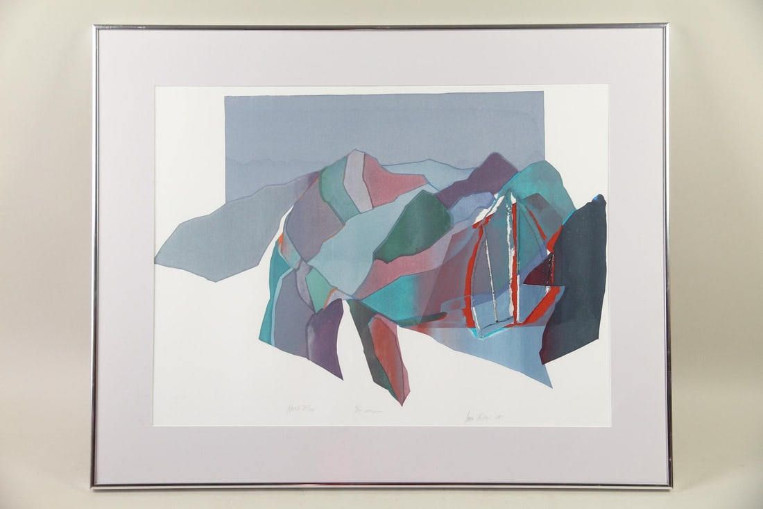 Sabra Richards Landscape Screenprint "North Ridge" (1 of 10)