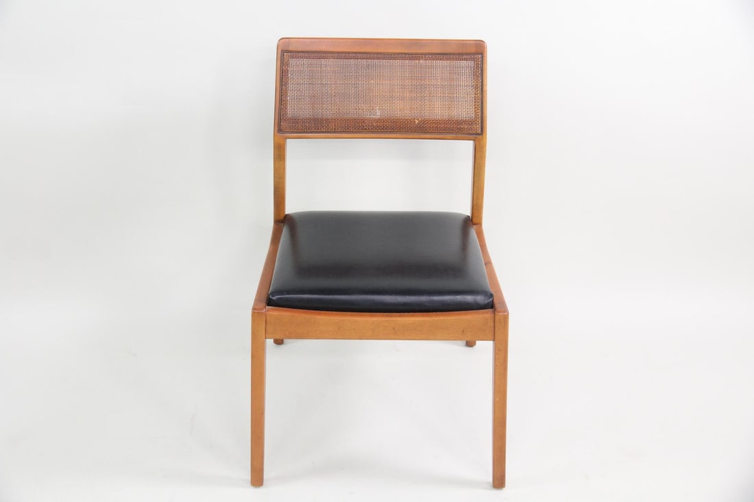 Jens Risom Playboy Side Chair, Wood & Caned (1 of 13)