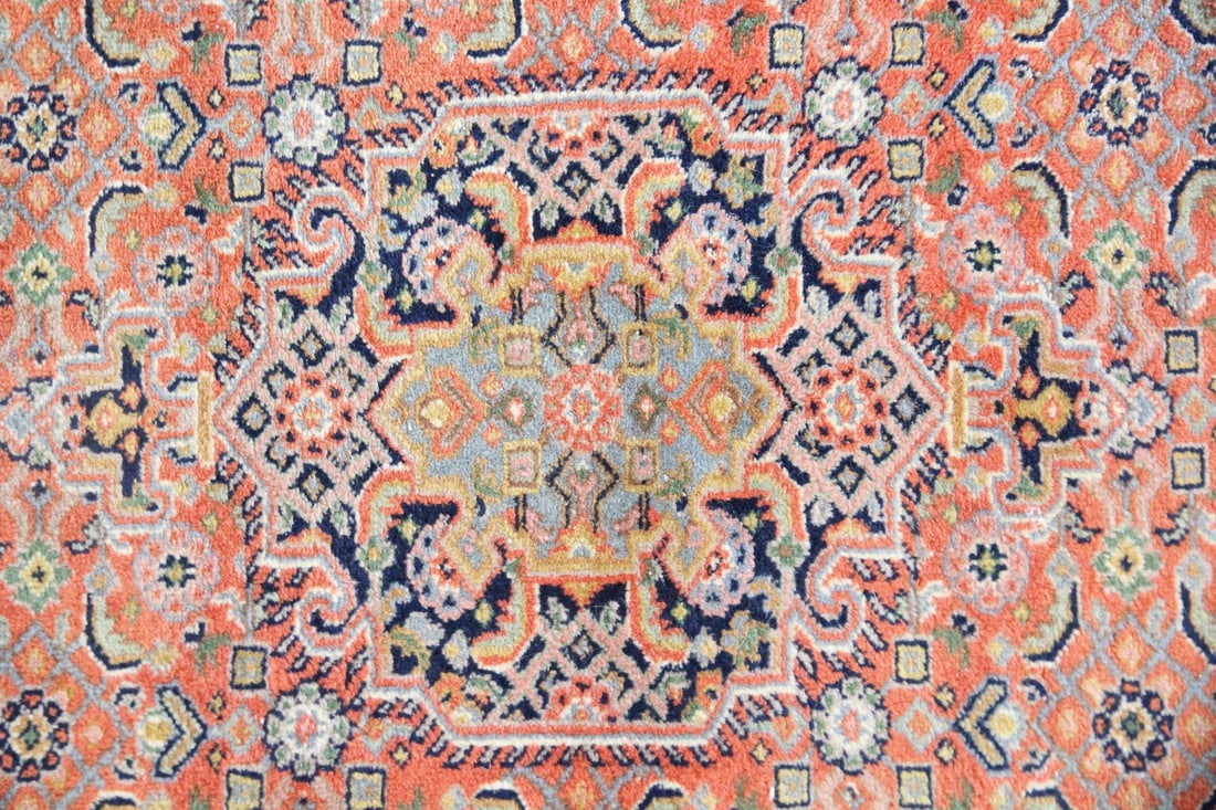 Persian Sarouk Style Floral Wool Rug (1 of 10)