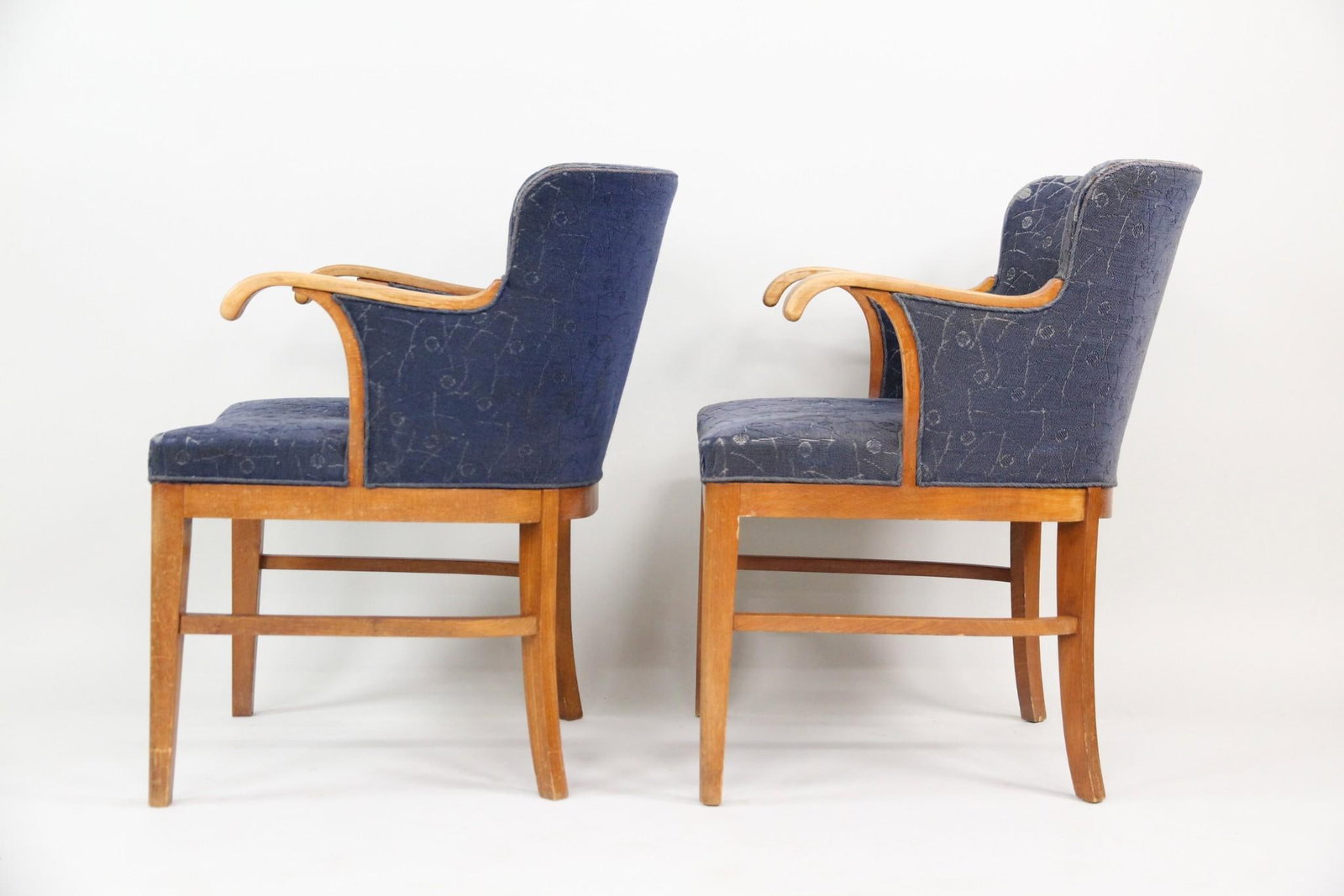 Pair of Danish Sculptural Arm Chairs (1 of 16)