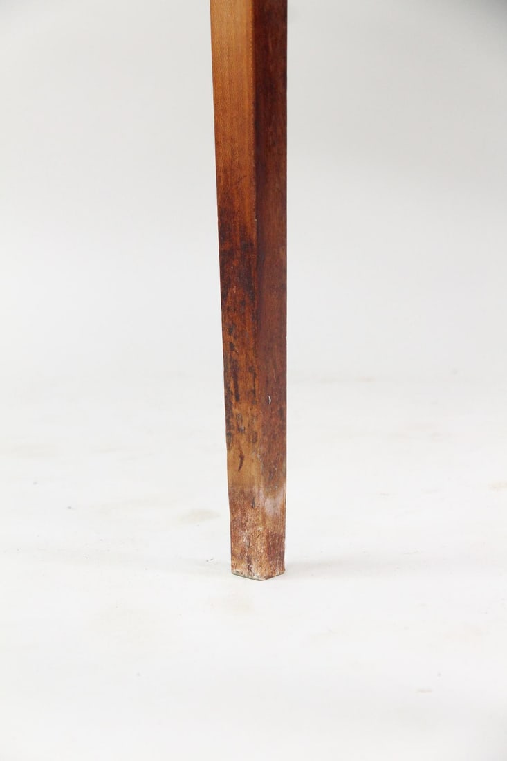 Primitive Drop-Leaf Wooden Table - 5