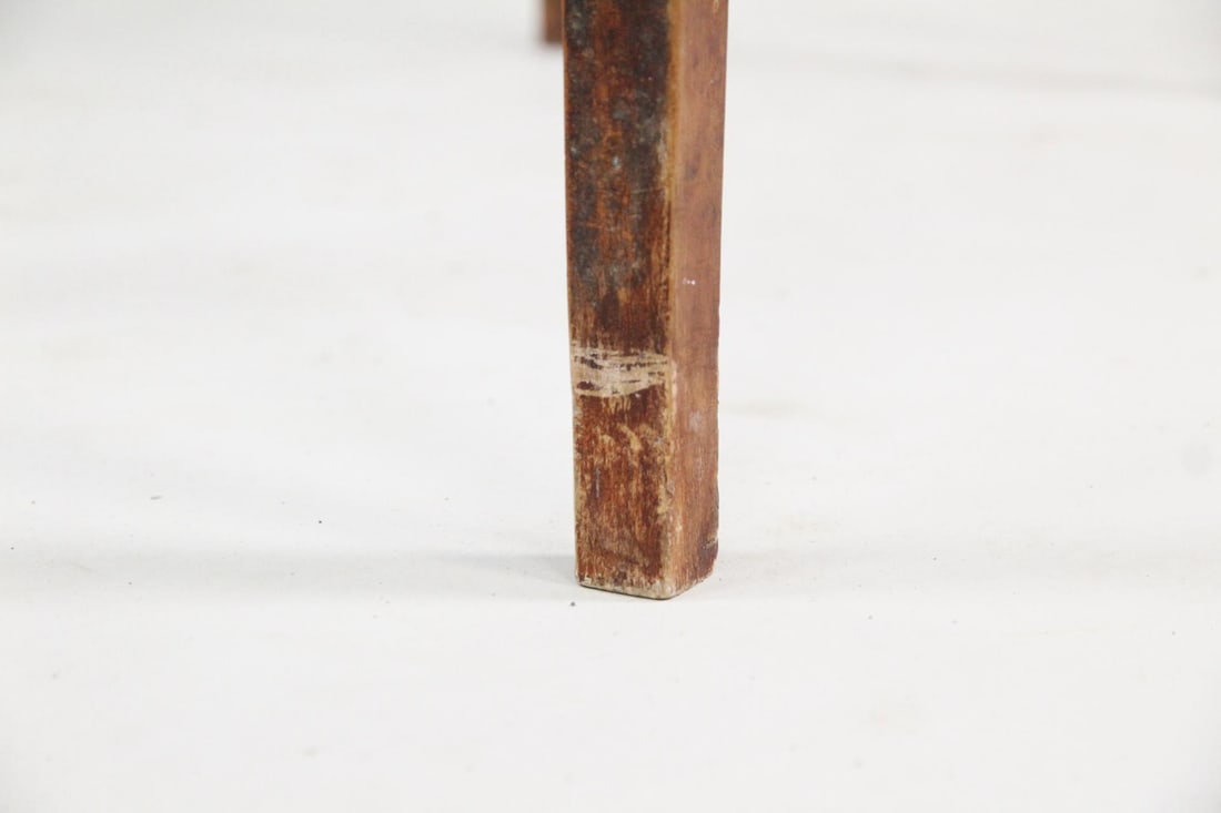 Primitive Drop-Leaf Wooden Table - 6