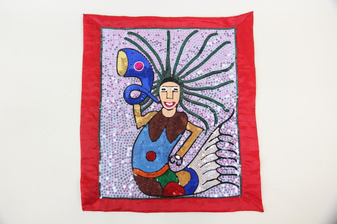 Haitian Voodoo Flag, La Sirene (1 of 7)