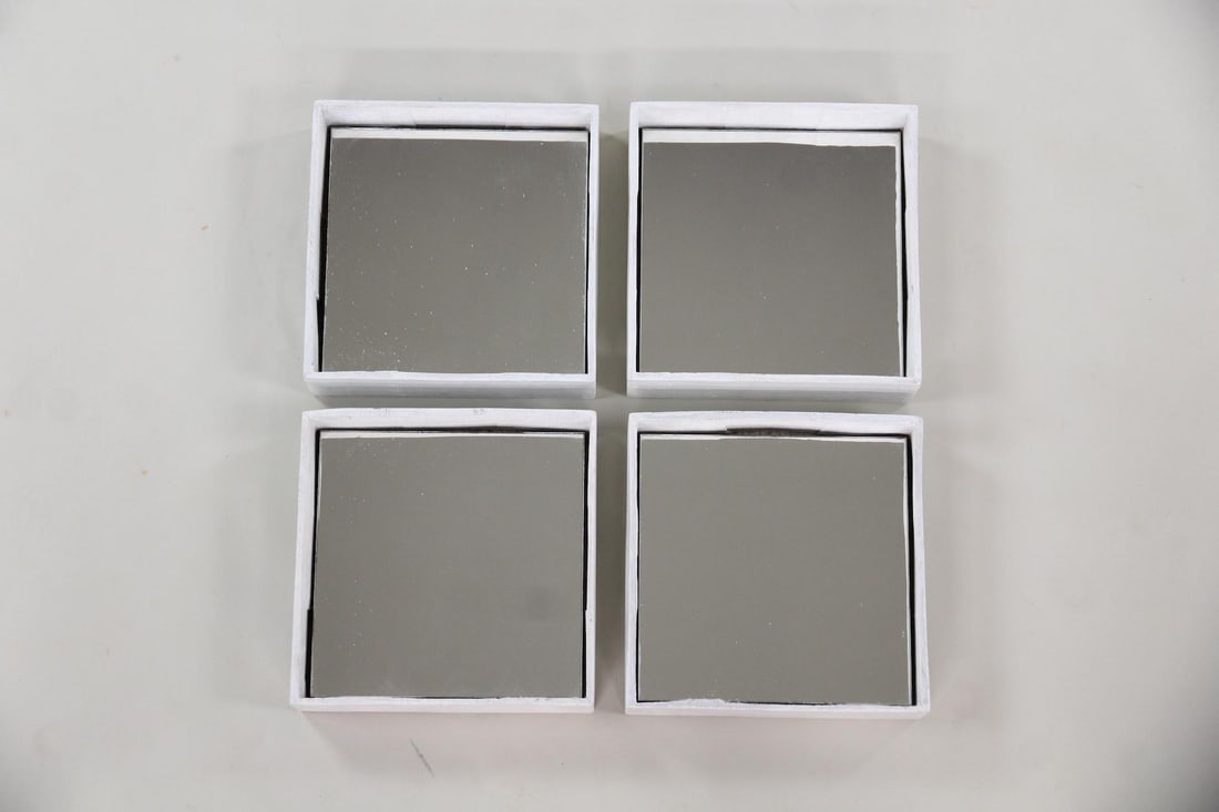Set of 4 Willy Guhl Fiber Cement Mirrors (1 of 8)