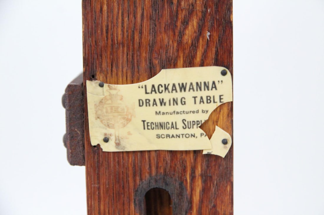 Lackawanna Oak Drafting Table - 4