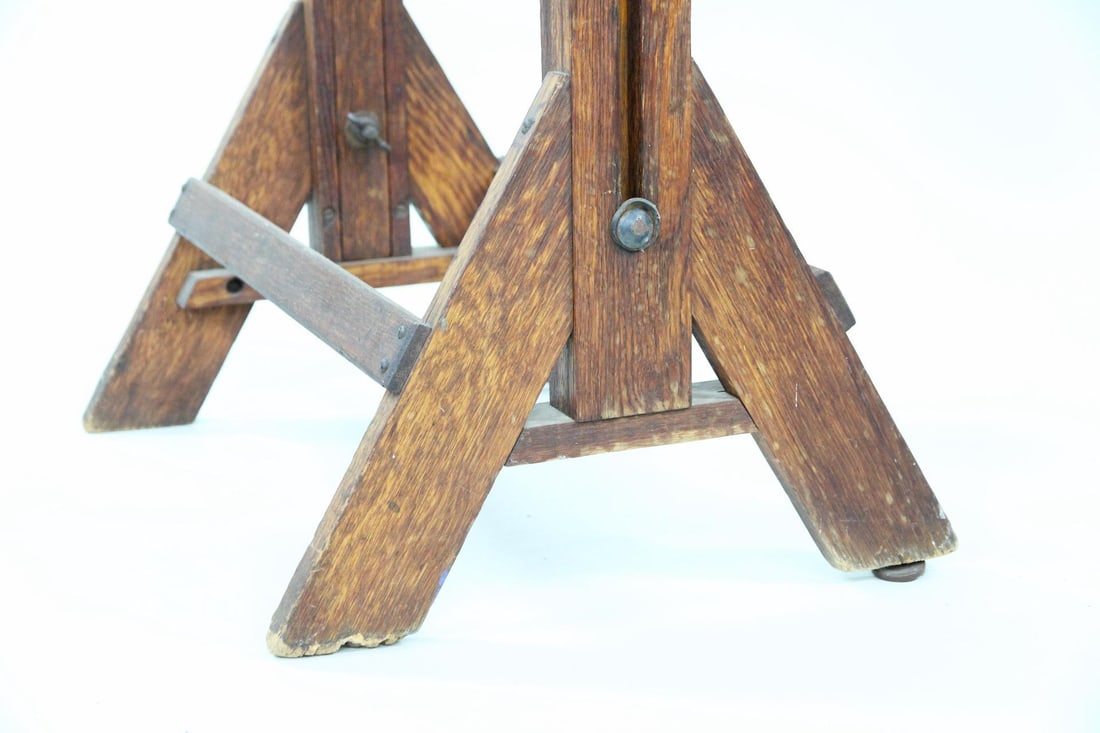 Lackawanna Oak Drafting Table - 6