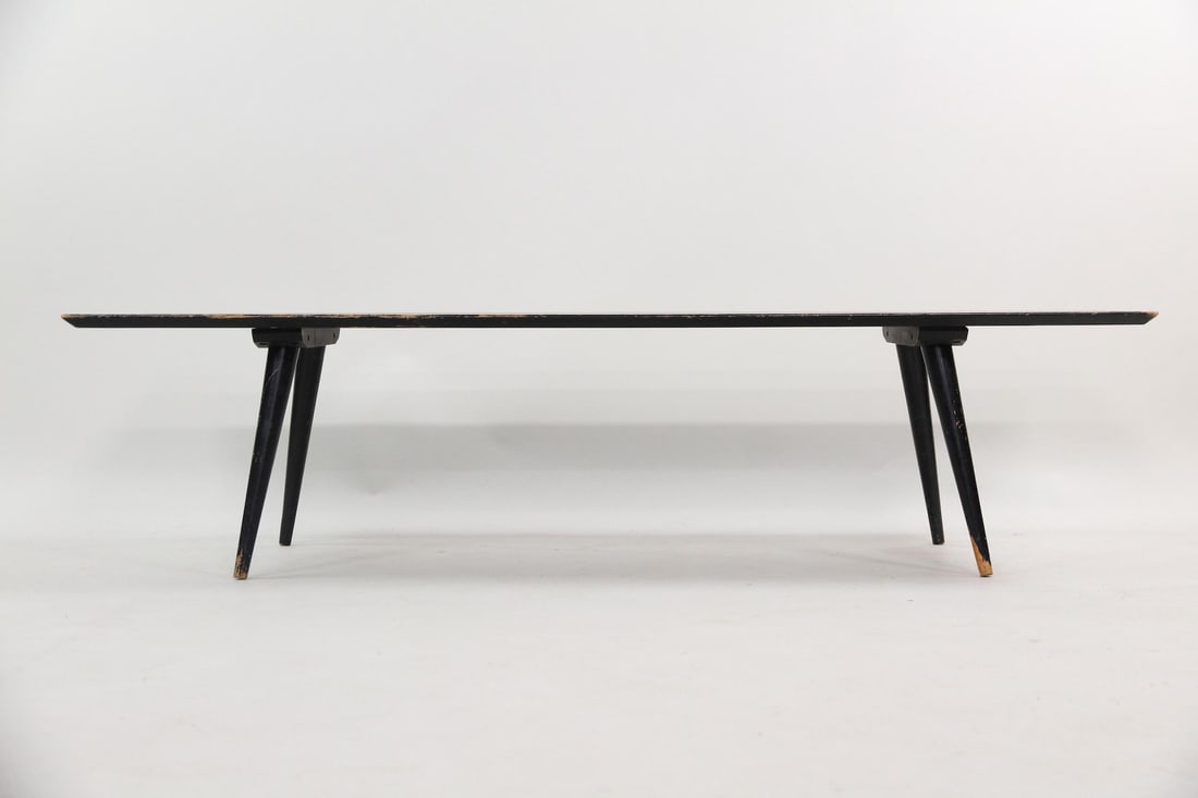 Paul McCobb Wooden Coffee Table, Black (1 of 14)