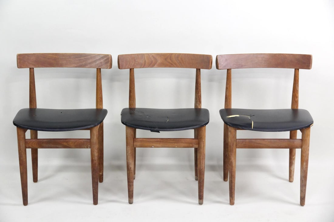 Set of 3 Danish Teak Dining Chairs, Hans Olsen (1 of 18)