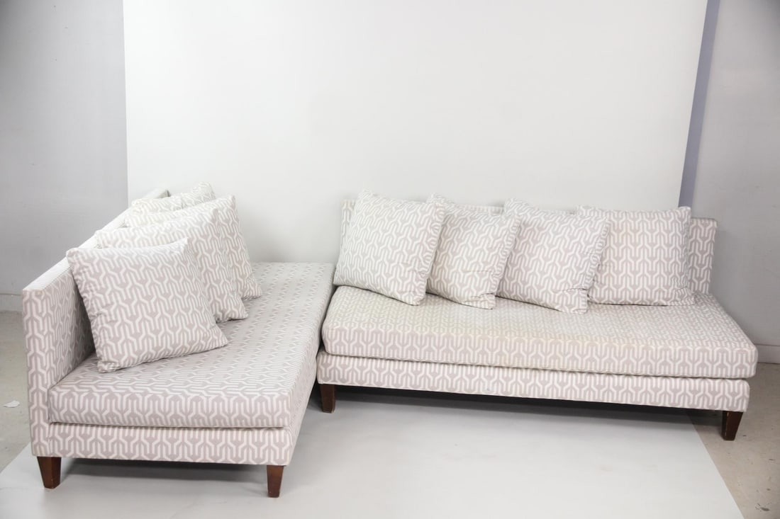Pair of Crate & Barrel Sofas, Daybeds (1 of 9)