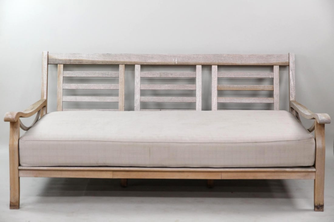 Teak Outdoor Sofa Daybed (1 of 8)