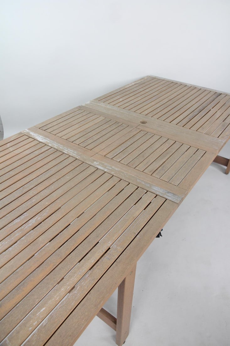 Teak Outdoor Patio Extendable Table - 10