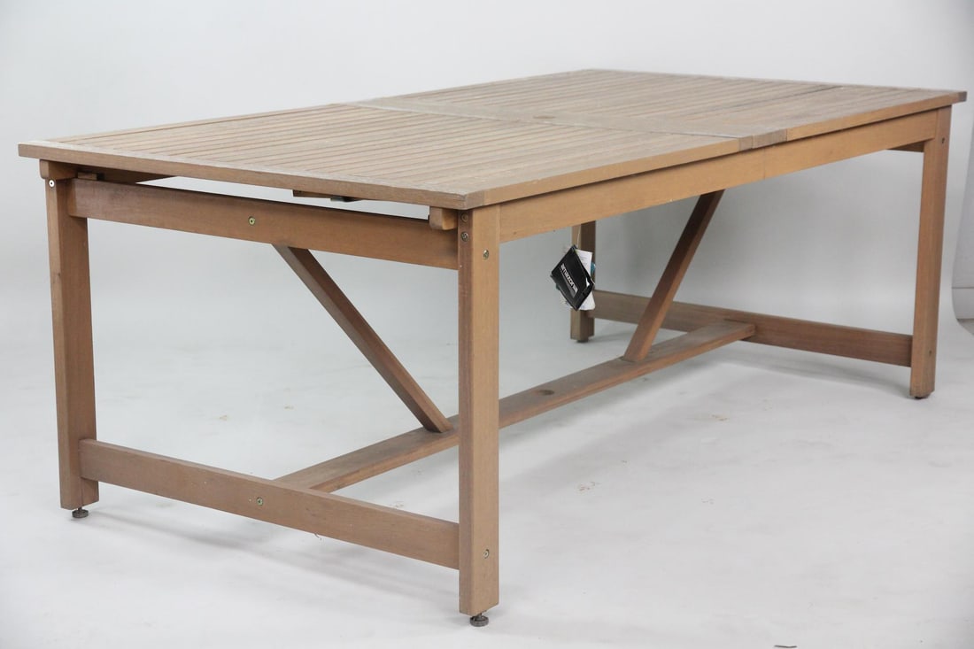 Teak Outdoor Patio Extendable Table - 3
