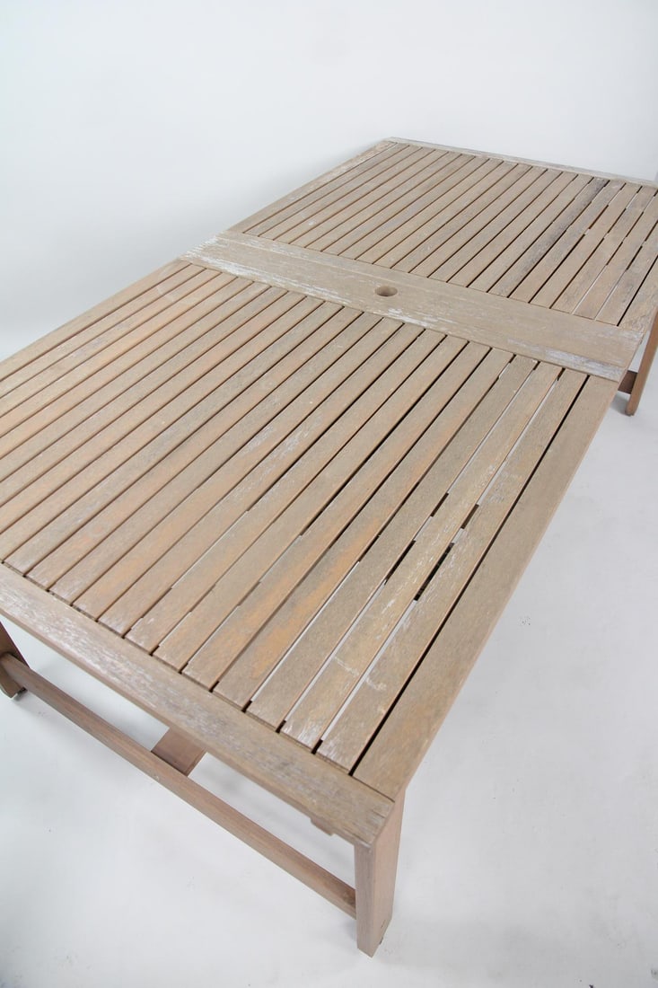 Teak Outdoor Patio Extendable Table - 9