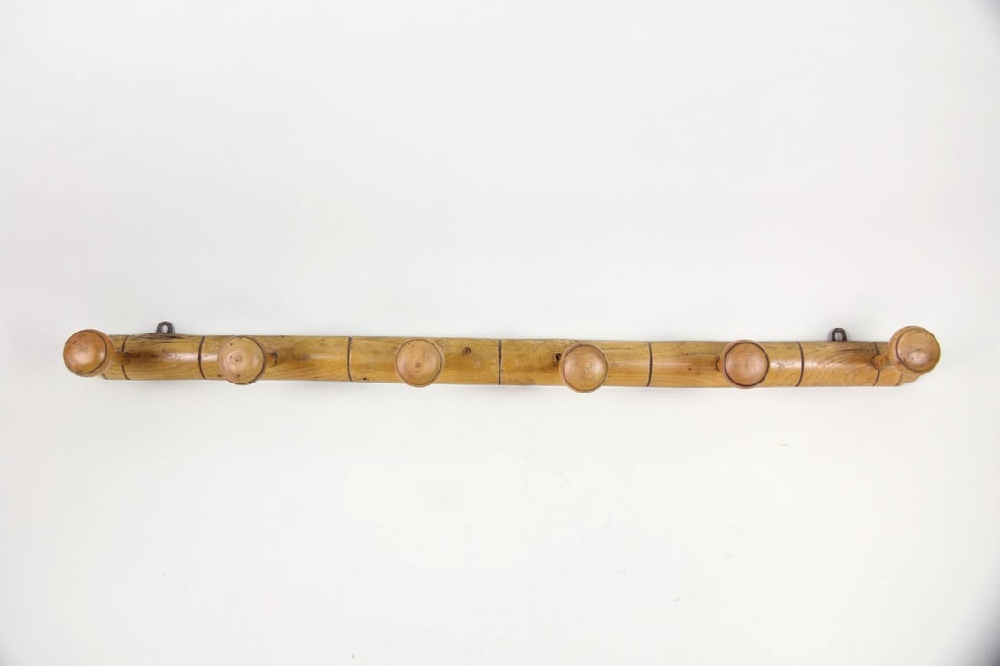 French Faux Bamboo Coat Rack (1 of 7)