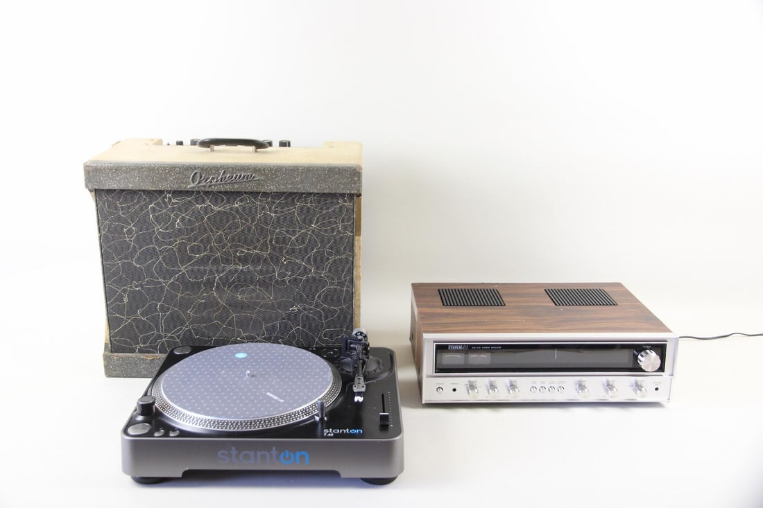Lot of Stereo Equipment, Fisher Receiver, Stanton Turntable, Orpheum Amplifier (1 of 16)