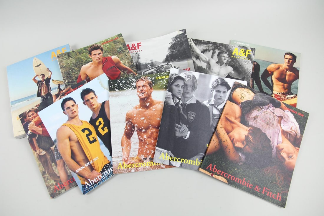Lot of 10 Abercrombie & Fitch Magazines, 1999-2001 (1 of 14)