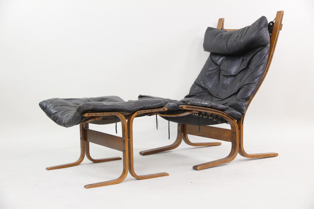 Danish Modern "Siesta" Lounge Chair and Ottoman Set, Ingmar Relling for Westnofa (1 of 18)