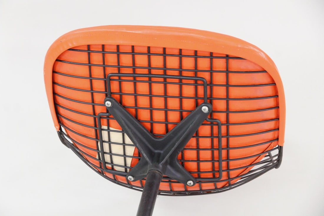 Orange Eames Wire Bikini Chair - 15