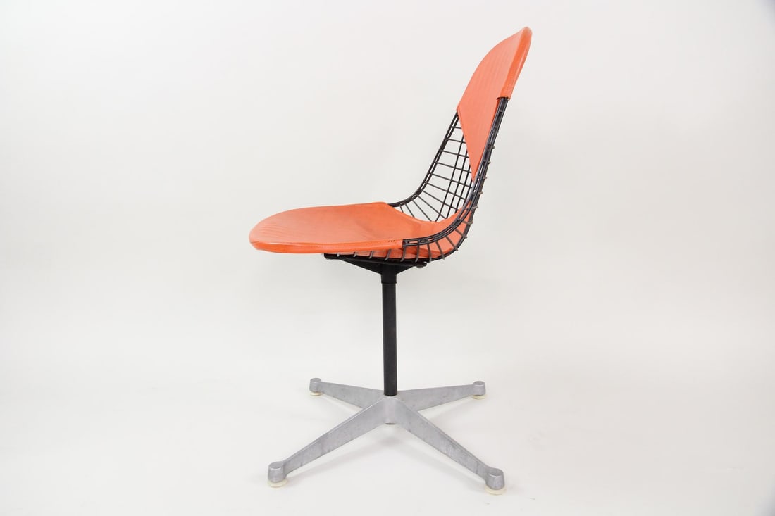 Orange Eames Wire Bikini Chair - 3