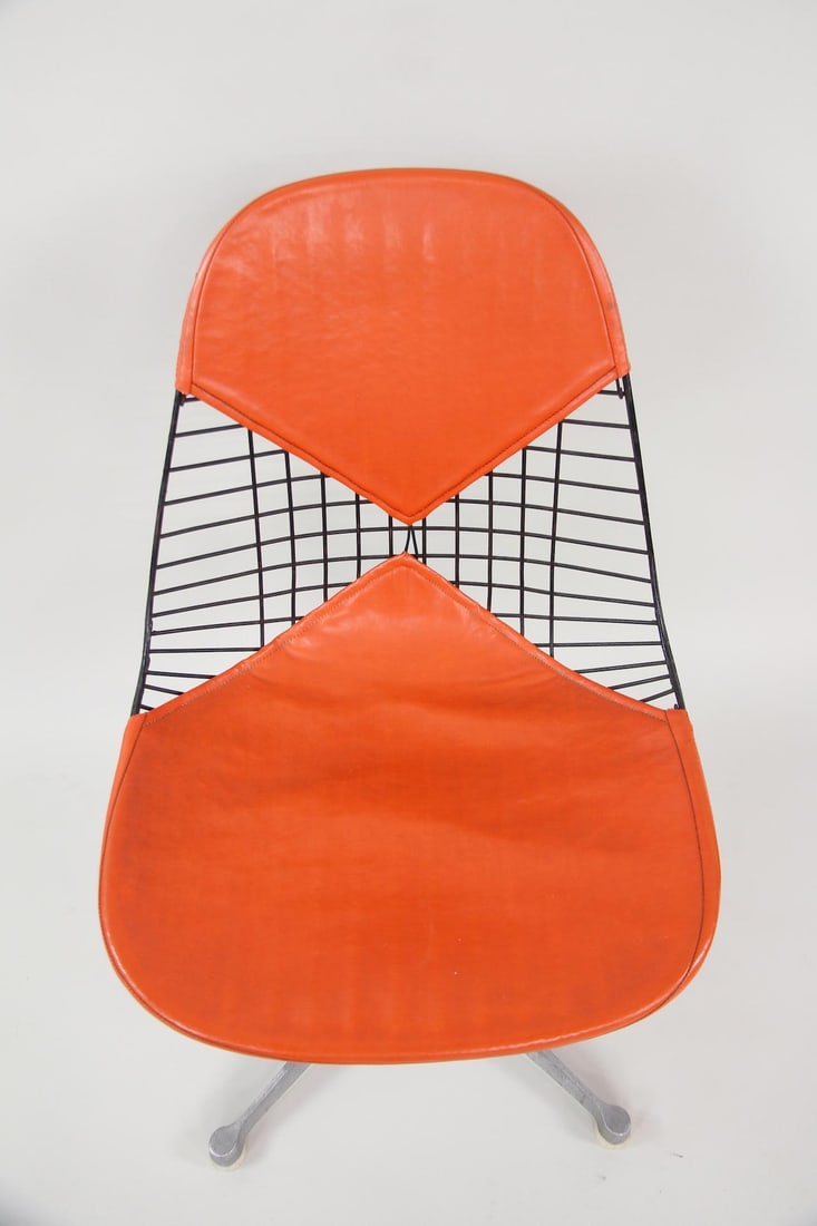 Orange Eames Wire Bikini Chair - 9