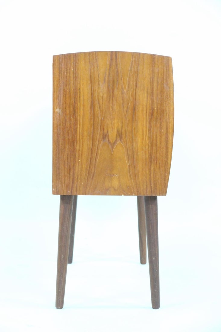 Teak 3 Drawer Chest Side Table - 8
