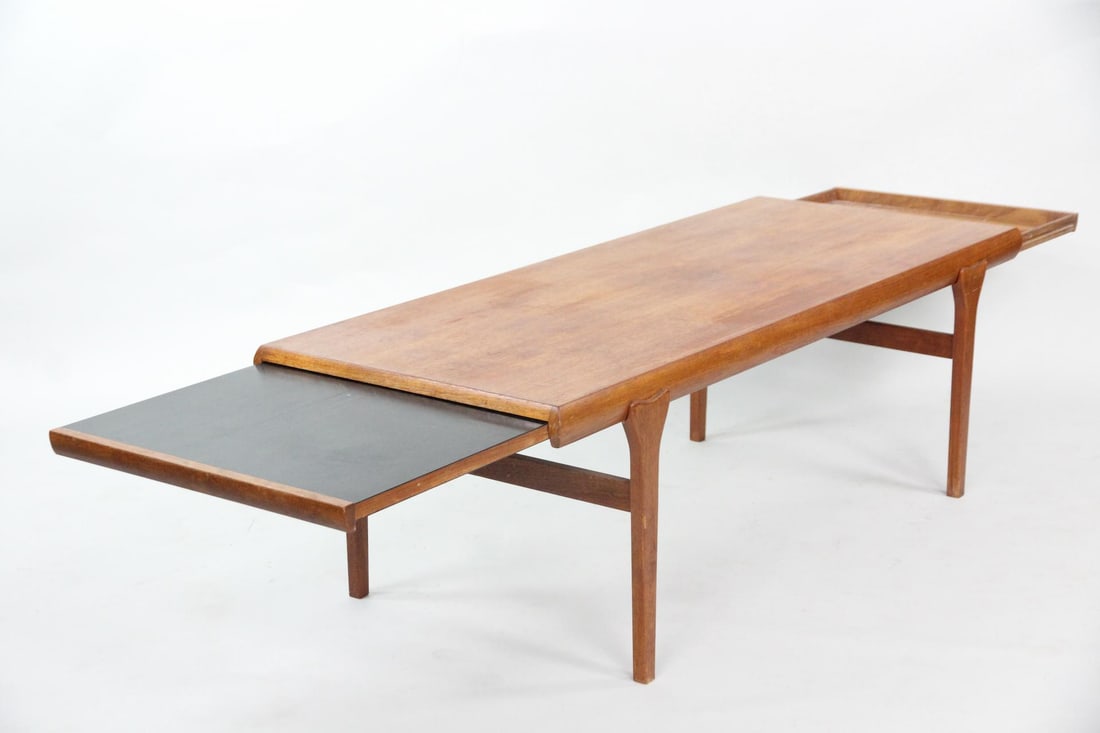 Expandable Teak Coffee Table, Johannes Andersen - 2