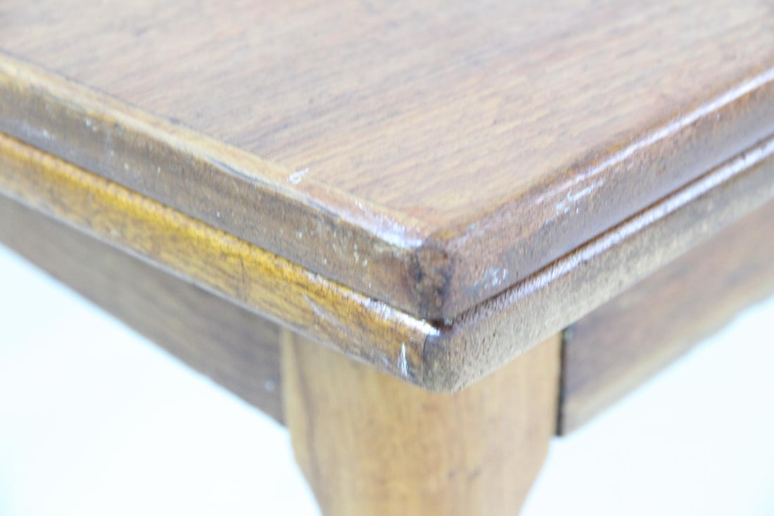 Teak Expandable Curved Dining Table - 10