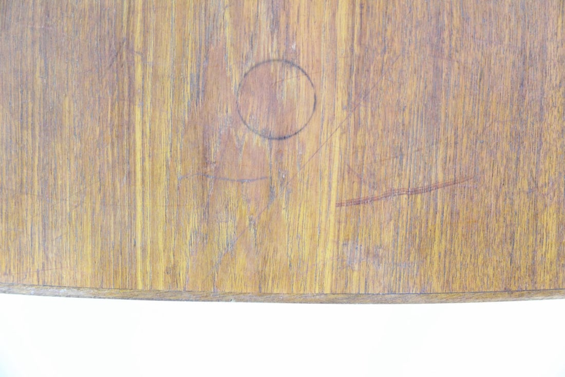 Teak Expandable Curved Dining Table - 8