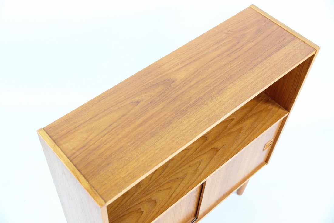 Teak Bookcase Cabinet - 5