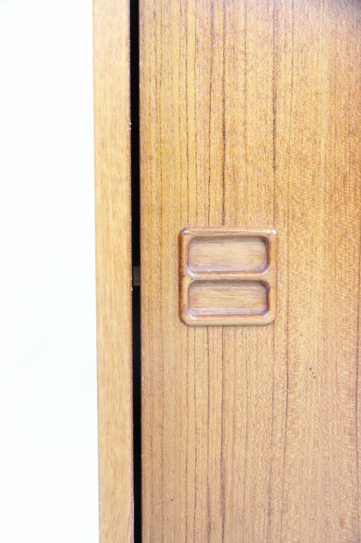 Teak Bookcase Cabinet - 8