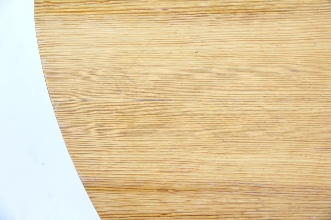 Minimalist Pine Drop-Leaf Table - 7