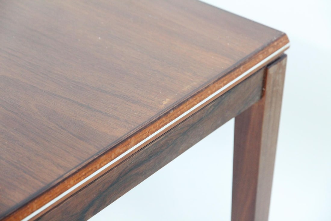 Rosewood Coffee Table with Tile Insert - 12