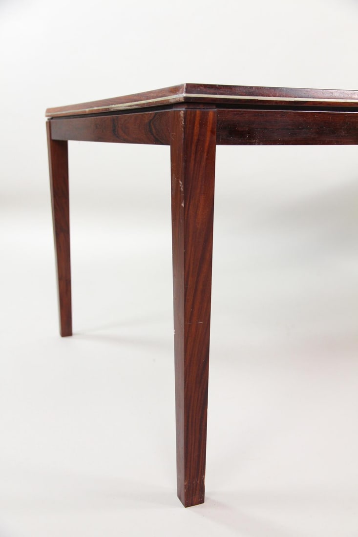 Rosewood Coffee Table with Tile Insert - 5