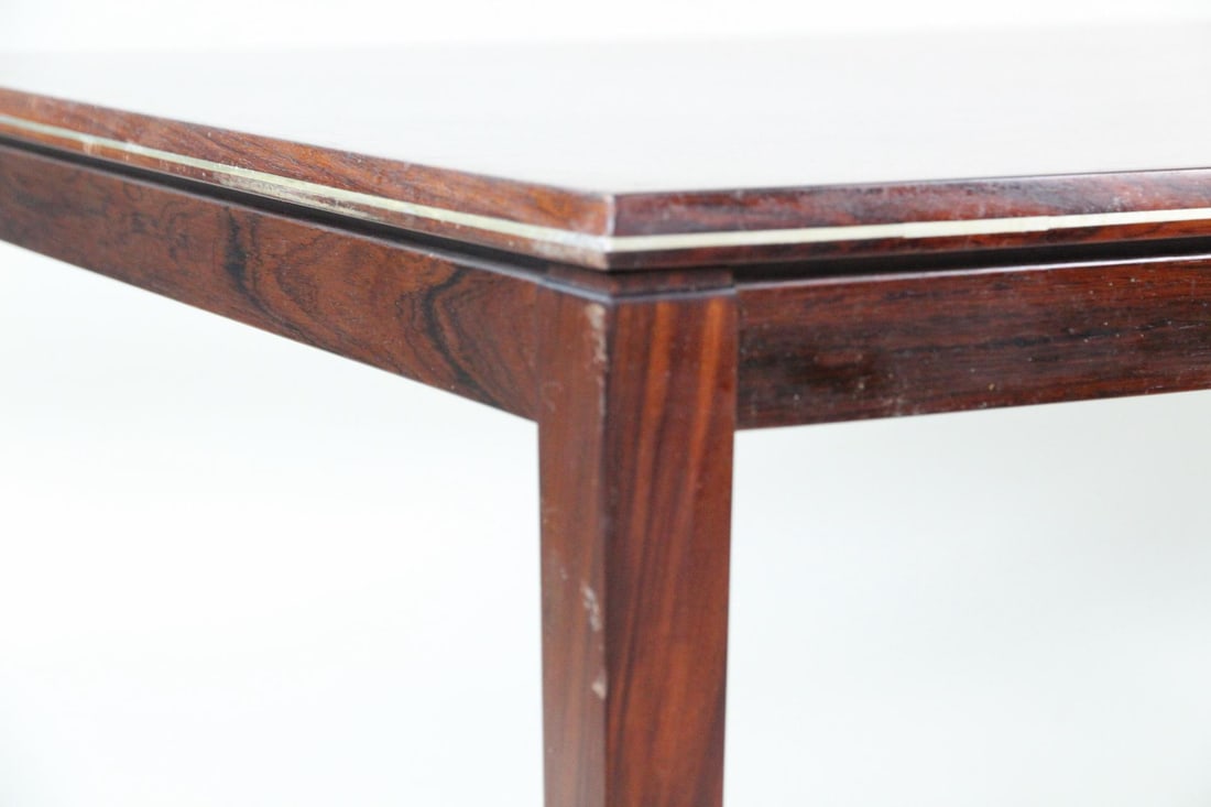 Rosewood Coffee Table with Tile Insert - 7